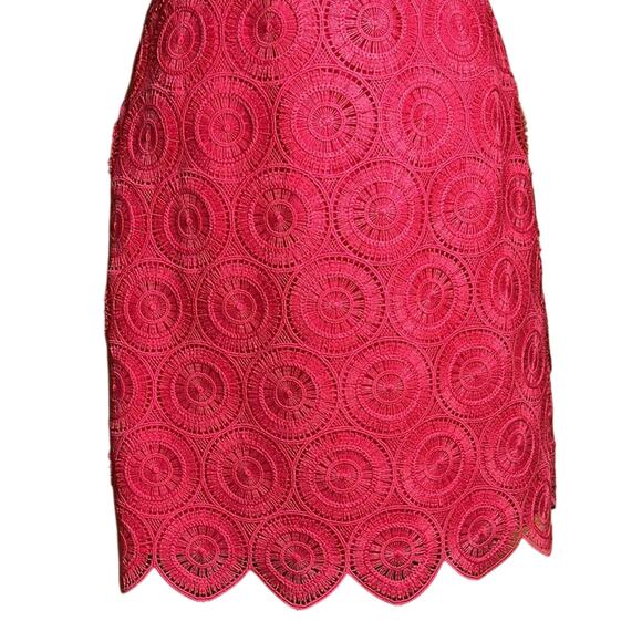 Trina Turk Liviah Elegant Sleeveless Lace Halter Mini Dress Size 6 - Picture 2 of 7